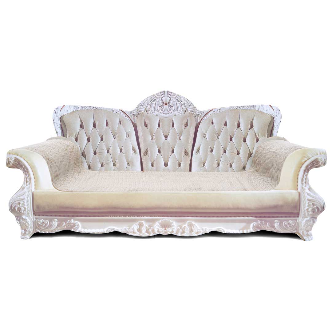Royal Cat Couch - Cardboard Cat Scratcher Couch & Fancy Cat Bed
