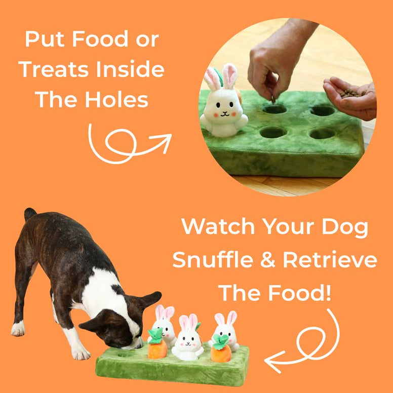 Rabbit & Carrot Dog Snuffle Game | Keep Your Dog Entertained For Hours!